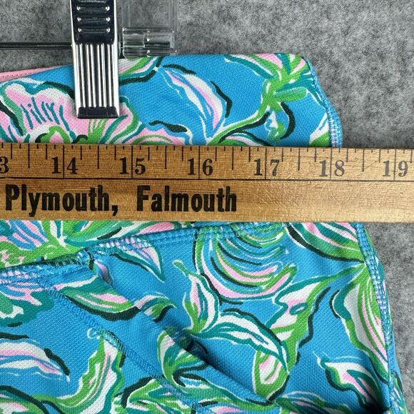 Lilly Pulitzer Luxletic Maryana Skort Skirt Womens XL Floral Cumulus Blue Pink - Picture 8 of 10